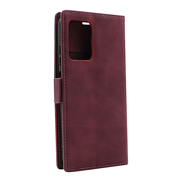 Lyx Standcase Wallet Xiaomi Redmi 10 5G (2022) Vinröd