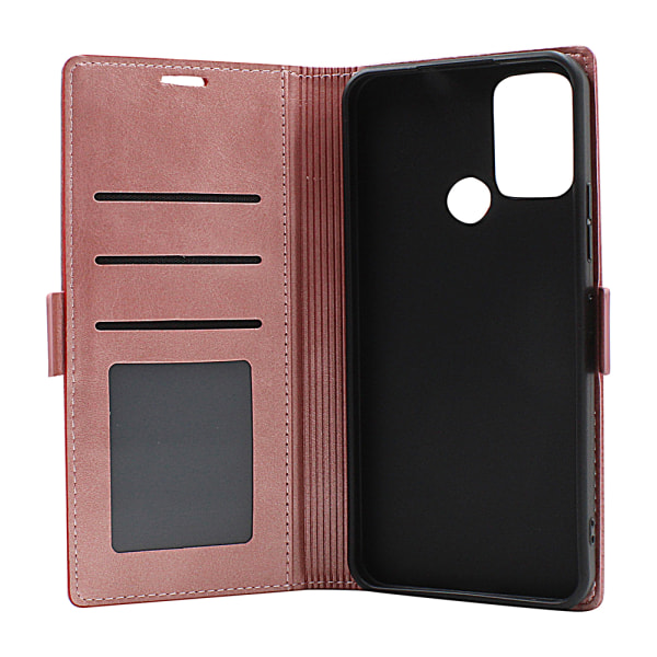 Lyx Standcase Wallet Nokia C22 / C32 Ljusrosa