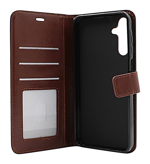 Crazy Horse Wallet Samsung Galaxy A15 5G Turkos