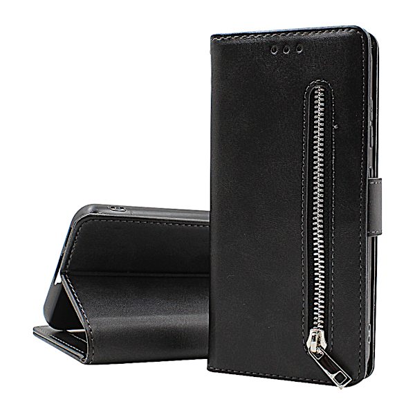 Zipper Standcase Wallet Nokia G42 5G Svart