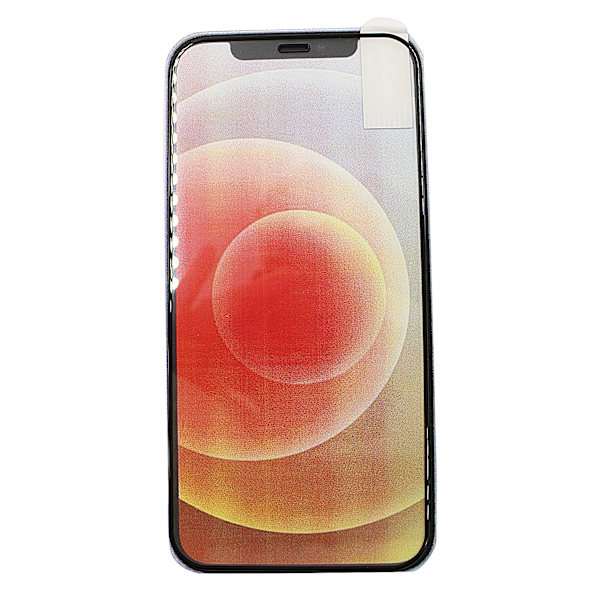 Full Frame Glas skydd iPhone 12 Pro (6.1) (Svart)