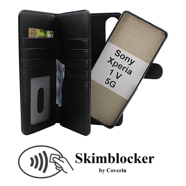 Skimblocker XL Magnet Fodral Sony Xperia 1 V 5G (XQ-DQ72)
