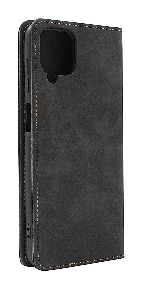 Fancy Standcase Wallet Samsung Galaxy A12 Svart