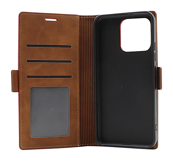 Lyx Standcase Wallet Xiaomi 13 5G Marinblå