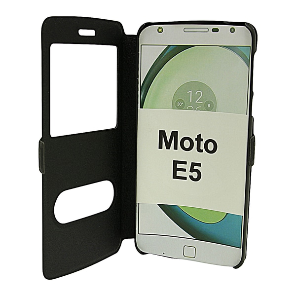 Flipcase Motorola Moto E5 / Moto E (5th gen) Svart