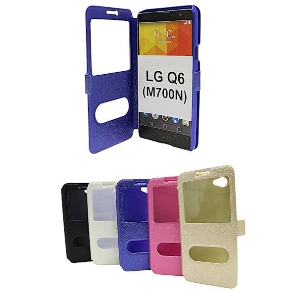 Flipcase LG Q6 (M700N) Svart