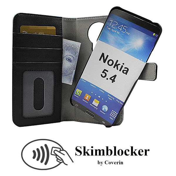 Skimblocker Magnet Fodral Nokia 5.4