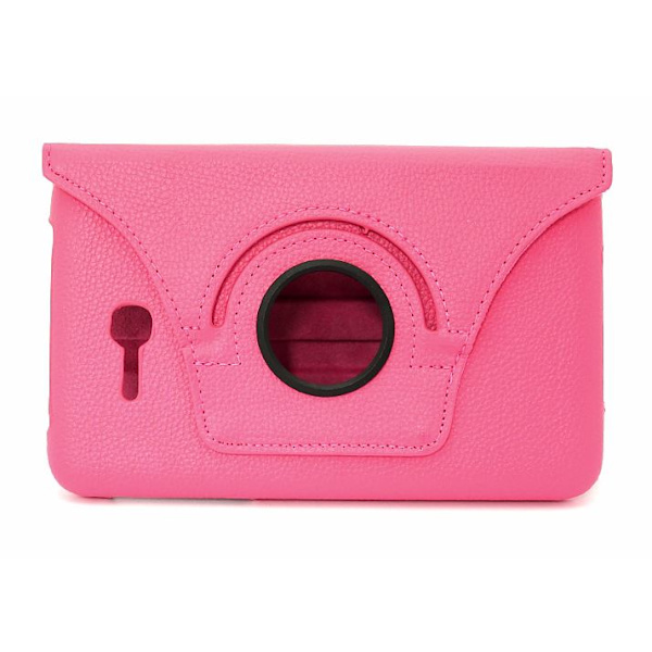 Samsung Galaxy Tab 3 LITE (7,0") 360 fodral Hotpink