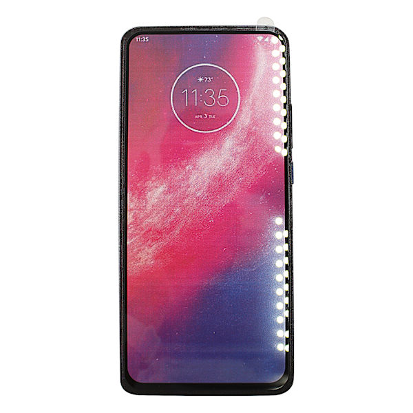 Full Frame Glas skydd Motorola One Hyper (Svart)