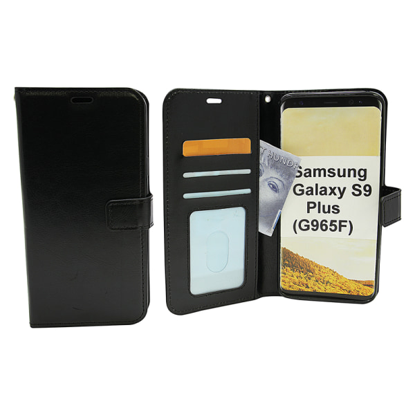 Crazy Horse Wallet Samsung Galaxy S9 Plus (G965F) Svart