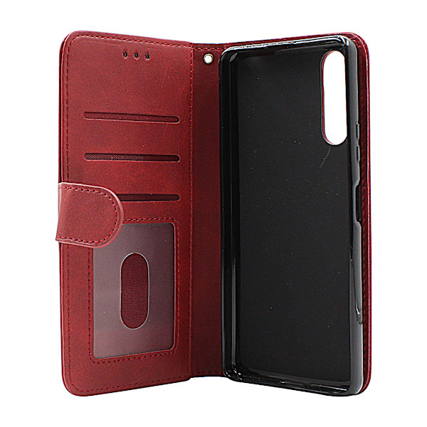 Zipper Standcase Wallet Sony Xperia 10 IV 5G (XQ-CC54) Grå