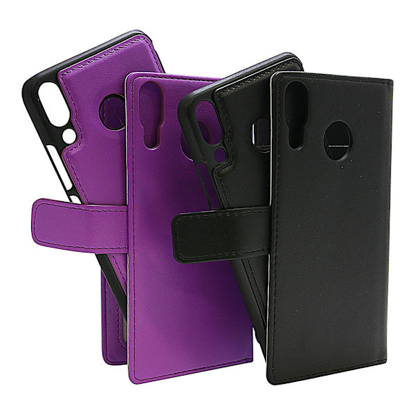 Skimblocker Magnet Wallet Asus ZenFone 5Z (ZS620KL) Lila