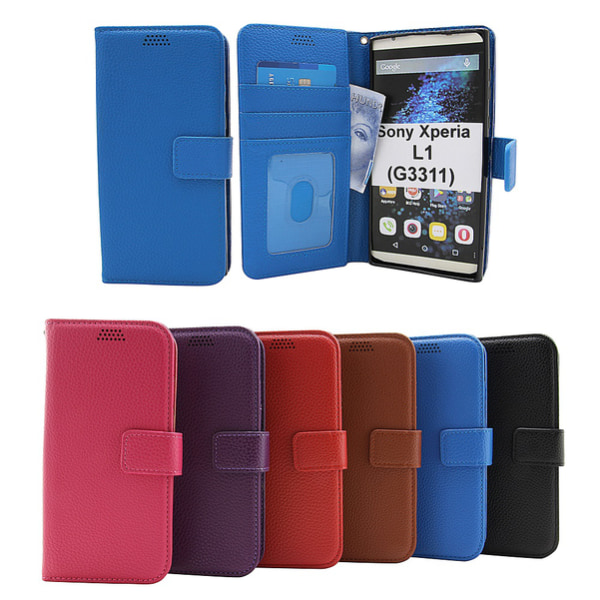 New Standcase Wallet Sony Xperia L1 (G3311) Lila 42a8 | Lila | Fyndiq