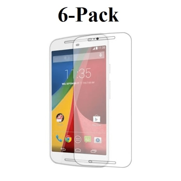 6-Pack Skärmskydd Motorola Moto G 2 (XT1068)