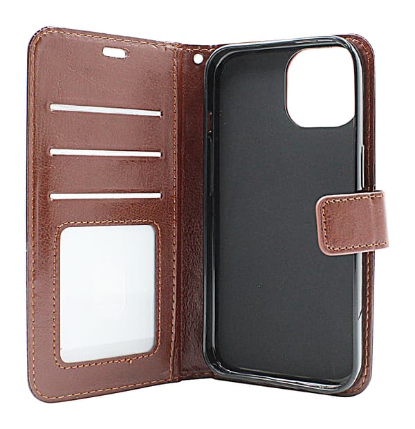 Crazy Horse Wallet iPhone 15 Lila