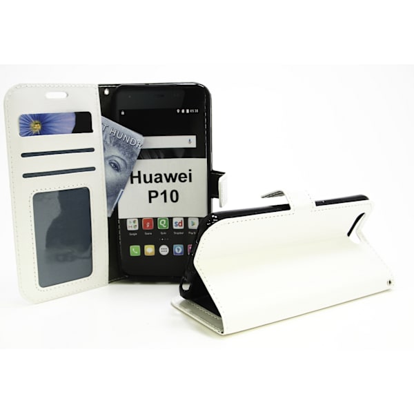 Crazy Horse Wallet Huawei P10 (VTR-L09) Vit