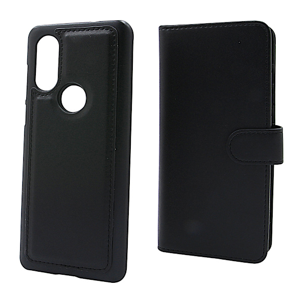 Skimblocker XL Magnet Wallet Motorola One Vision Svart