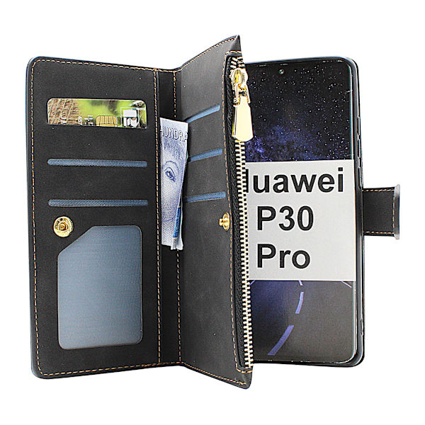 XL Standcase Lyxfodral Huawei P30 Pro (VOG-L29) Svart