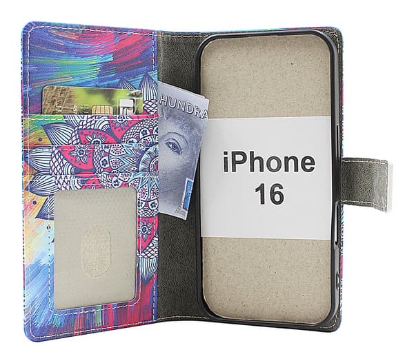 Skimblocker iPhone 16 Plånboksfodral Design
