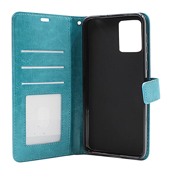 Crazy Horse Wallet Motorola Moto E13 Grön
