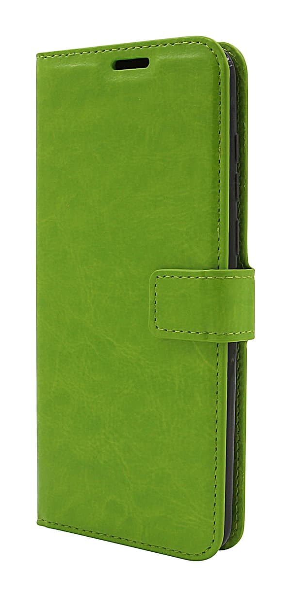 Crazy Horse Wallet Huawei Y6s Grön
