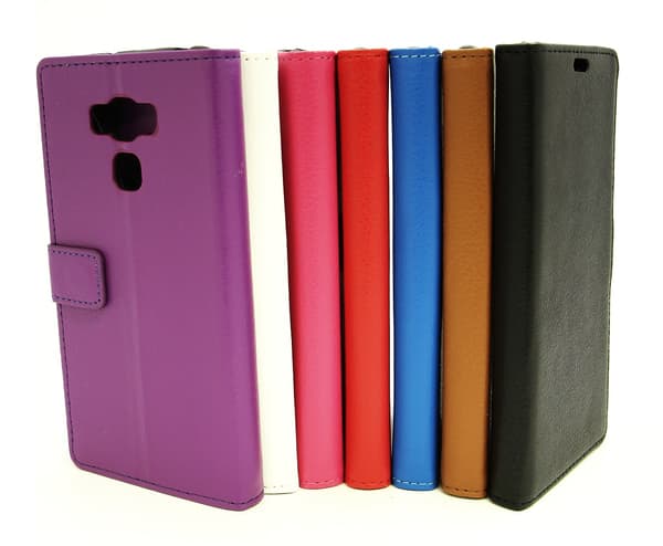 Standcase Wallet Asus ZenFone 3 Max (ZC553KL) Röd