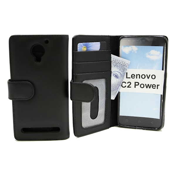 Plånboksfodral Lenovo C2 Power Svart
