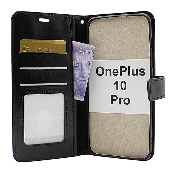 Crazy Horse Wallet OnePlus 10 Pro Brun