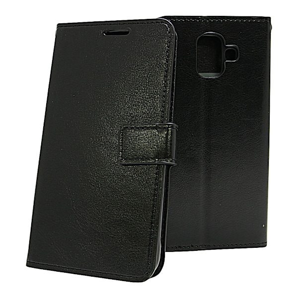 Crazy Horse Wallet Samsung Galaxy A6 2018 (A600FN/DS) Svart