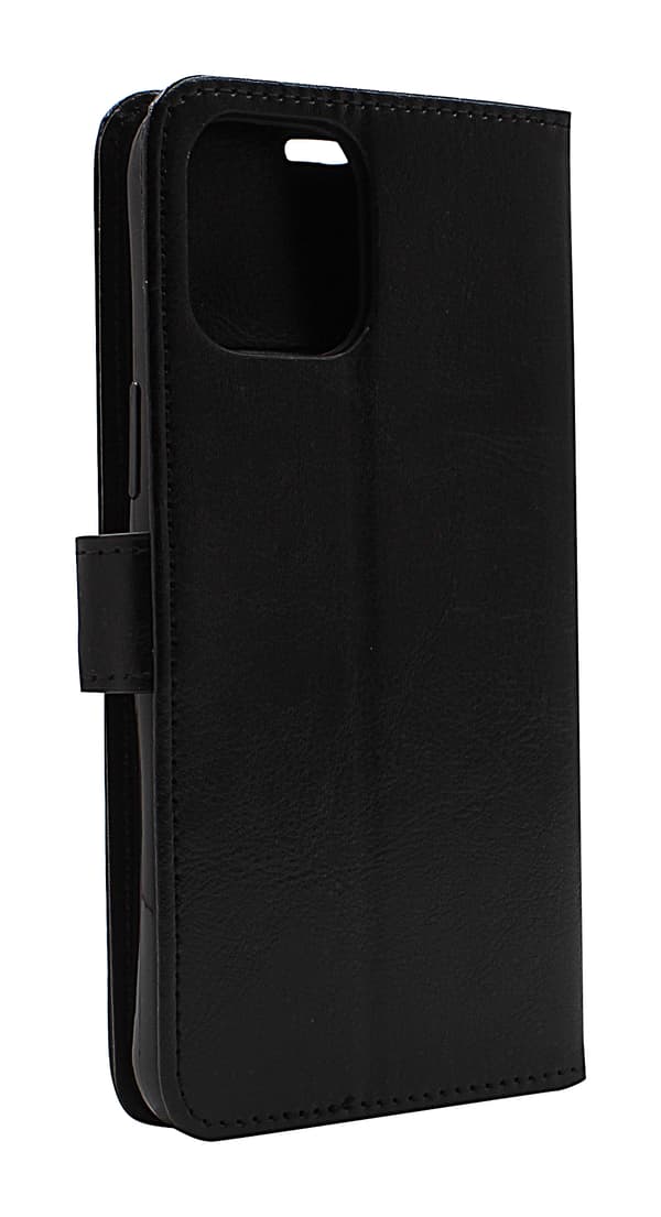 Crazy Horse Wallet iPhone 12 Pro Max (6.7) (Svart) Röd