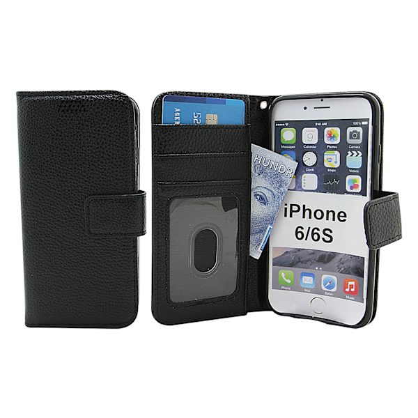 New Standcase Wallet iPhone 6/6s Svart