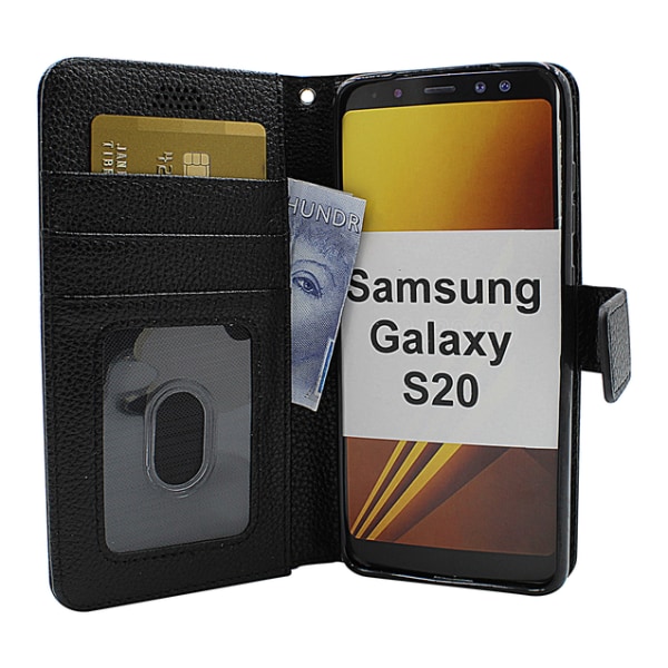New Standcase Wallet Samsung Galaxy S20 (G980F) Svart