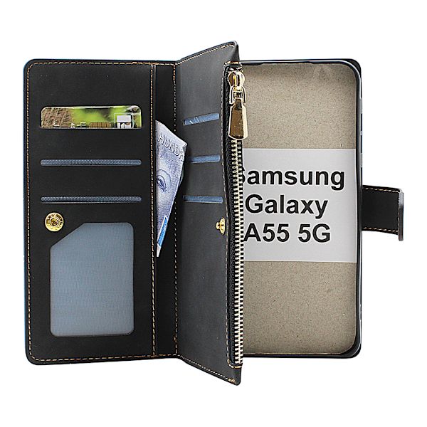 XL Standcase Lyxfodral Samsung Galaxy A55 5G (SM-A556B) Brun