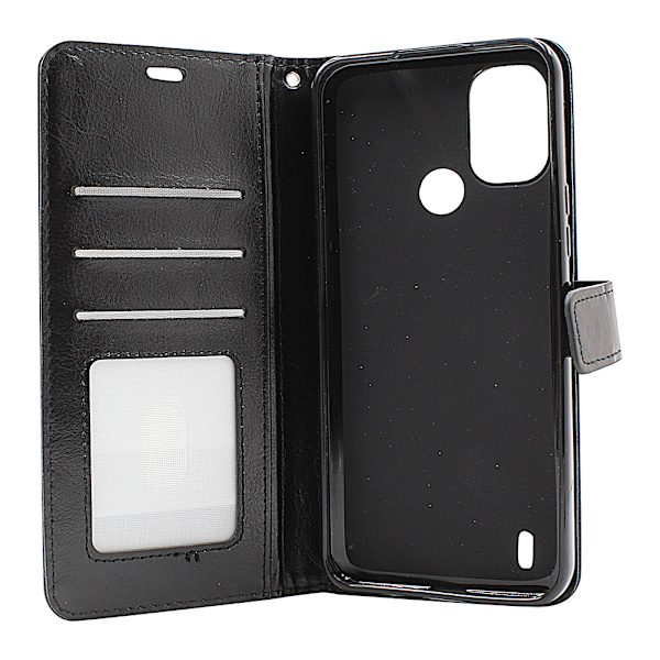 Crazy Horse Wallet Nokia C21 Plus Brun