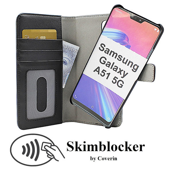 Skimblocker Magnet Wallet Samsung Galaxy A51 5G (A516B)