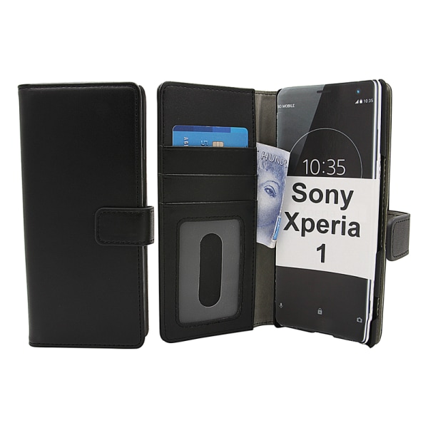 Skimblocker Magnet Wallet Sony Xperia 1 (J9110) Röd
