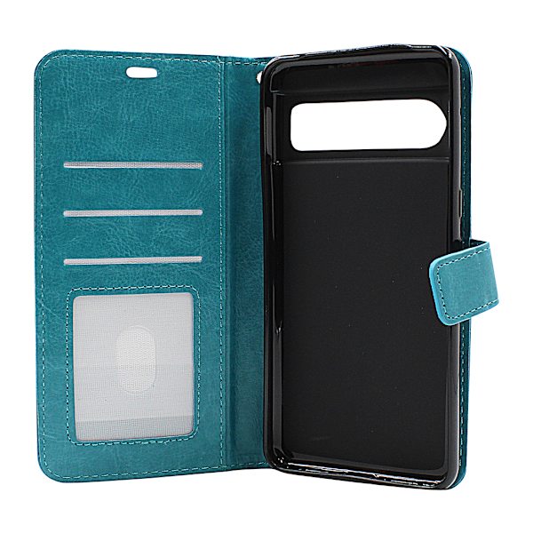 Crazy Horse Wallet Google Pixel 8 Pro 5G Grön