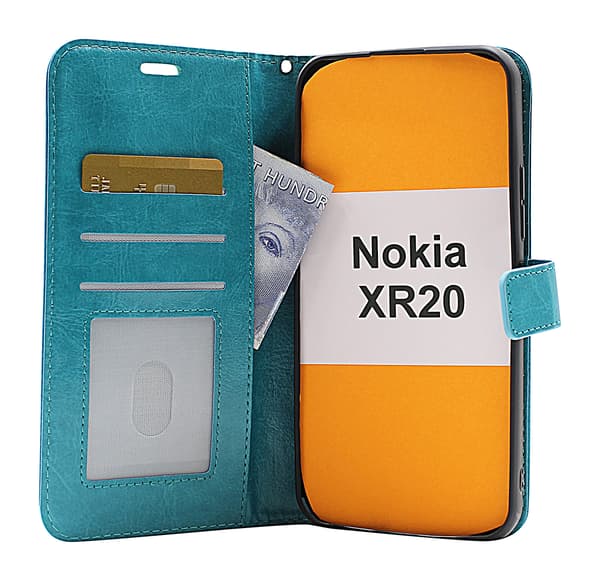 Crazy Horse Wallet Nokia XR20 Brun