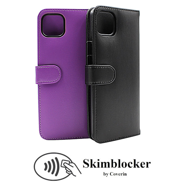 Skimblocker Plånboksfodral Samsung Galaxy A22 5G (SM-A226B) Svart