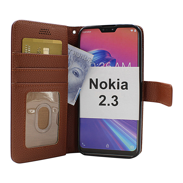 New Standcase Wallet Nokia 2.3 (Svart) Svart