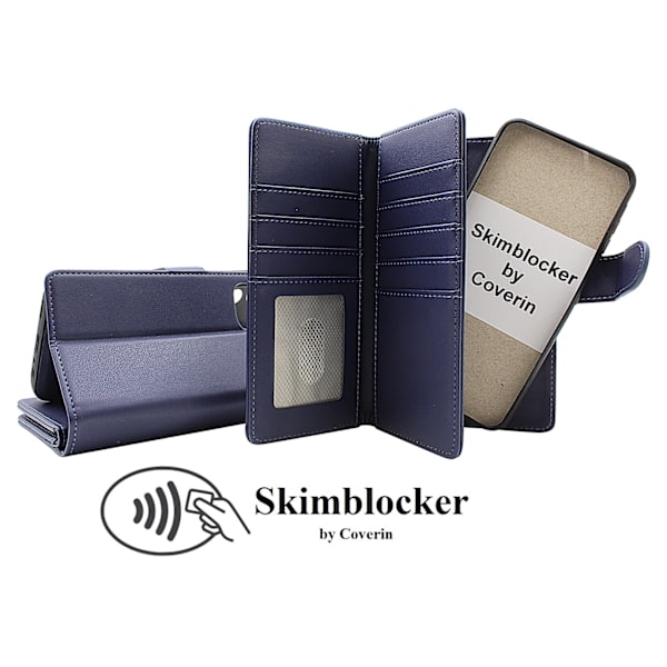 Skimblocker Samsung Galaxy S24 FE XL Magnet Plånboksfodral Svart