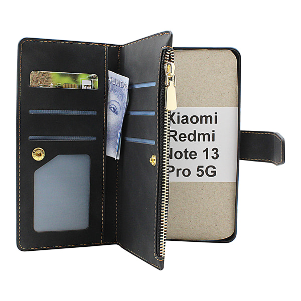 XL Standcase Lyxfodral Xiaomi Redmi Note 13 Pro 5G Vinröd