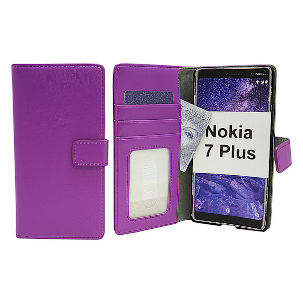 Magnet Wallet Nokia 7 Plus Lila
