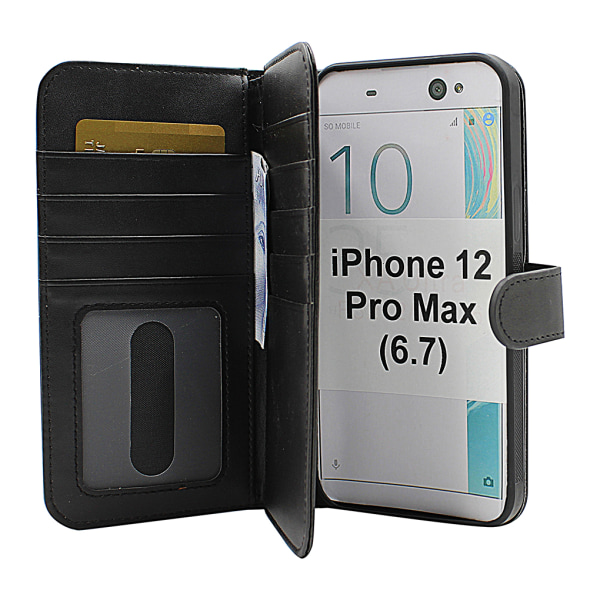 Skimblocker XL Magnet Fodral iPhone 12 Pro Max (6.7)