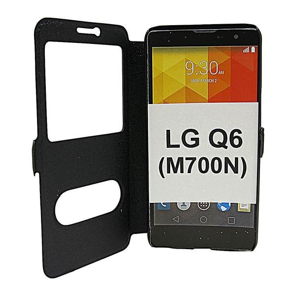 Flipcase LG Q6 (M700N) Svart