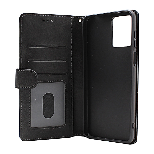 Zipper Standcase Wallet Motorola Moto G53 5G Marinblå