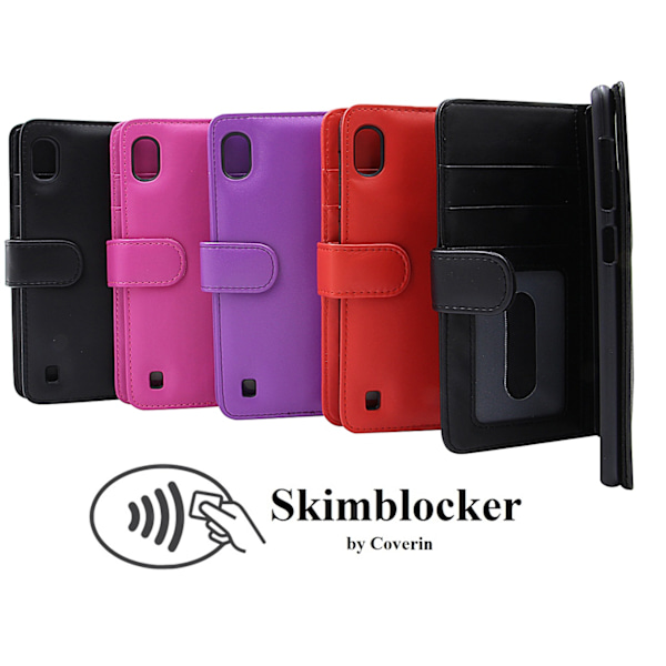Skimblocker Plånboksfodral Samsung Galaxy A10 (A105F/DS) Lila
