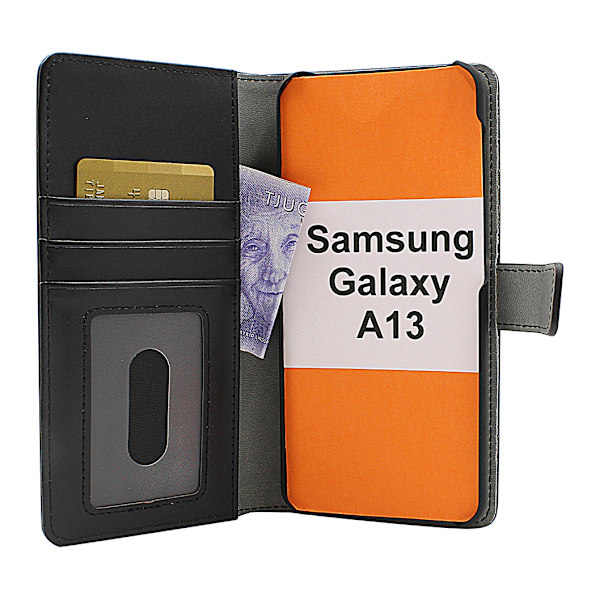 Skimblocker Magnet Fodral Samsung Galaxy A13 (A135F/DS) Lila
