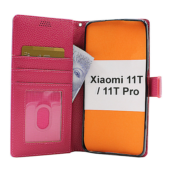 New Standcase Wallet Xiaomi 11T / 11T Pro Hotpink