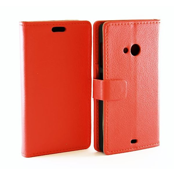 Standcase Wallet Microsoft Lumia 535 Röd